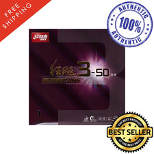 DHS Hurricane 3-50 Table Tennis and Ping Pong Rubber, Choose Color and Thickness