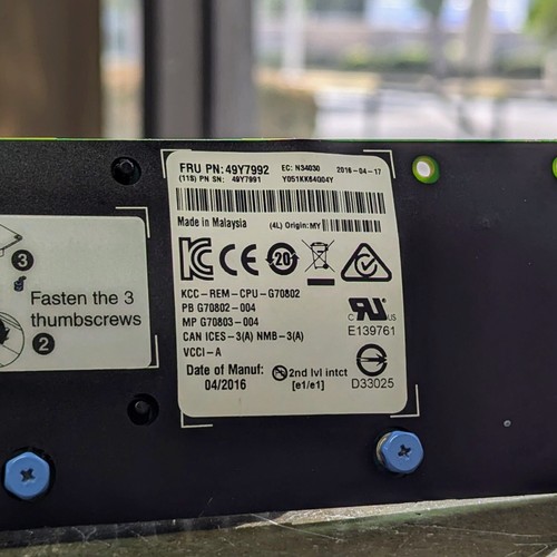 IBM X3550 M4 Intel X540 Dual Port RJ-45 10GBASE-T Network Adapter 49Y7992 0T8547 - Picture 2 of 3