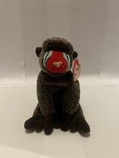 Ty Beanie Babies, Cheeks The Baboon (1999) Mint