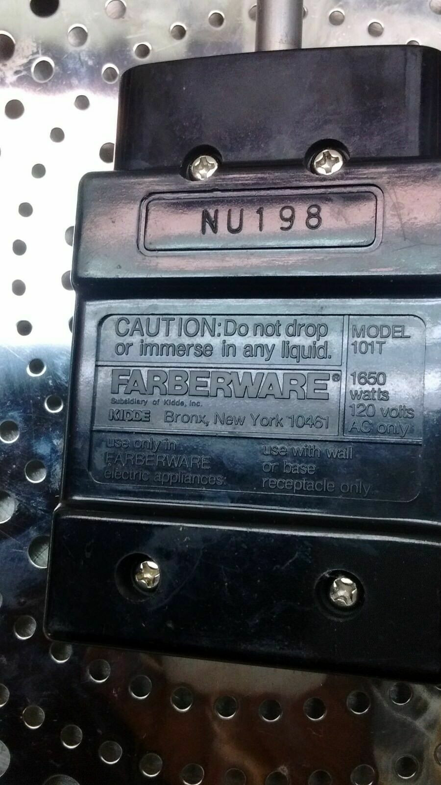 Farberware 5Qt Stainless Electric Skillet Slow Cooker Chicken Fryer