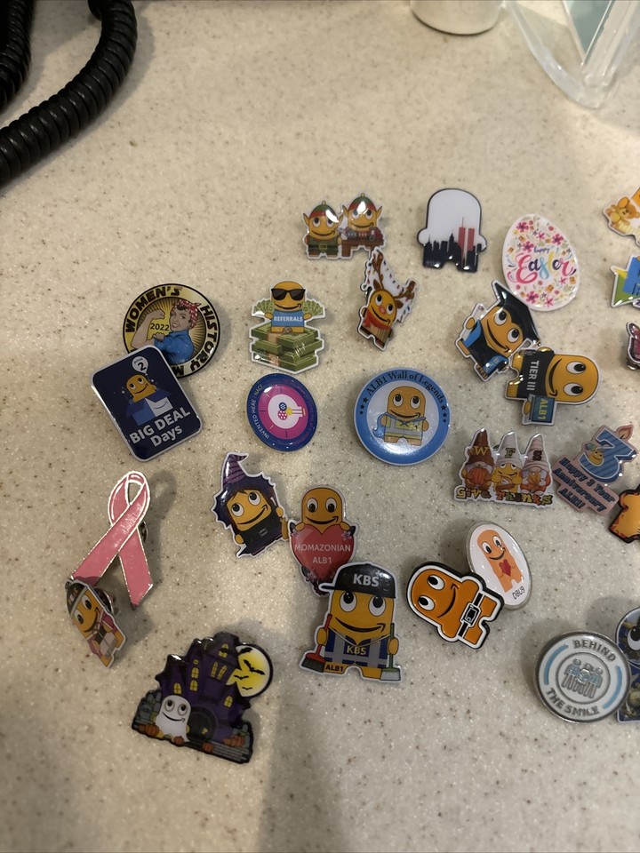 amazon employee peccy pins lot set eBay