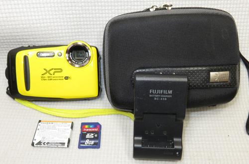 Fujifilm Finepix XP130 16mp Shock & Waterproof Digital Camera Case SD Charger