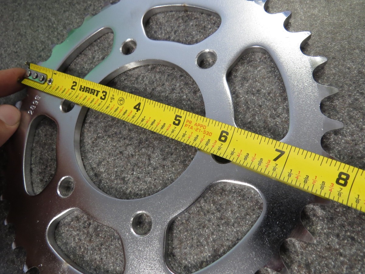 NOS 38T Rear Steel Sprocket Fits: Kawasaki 1984-86 ZX550