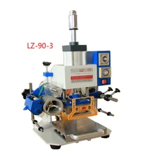 120*80MM Pneumatic Press Iron LOGO Embossing Machine Logo Hot Stamping Machine