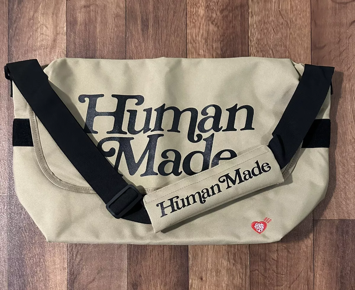 Human Made Khaki One Shoulder Messenger Bag