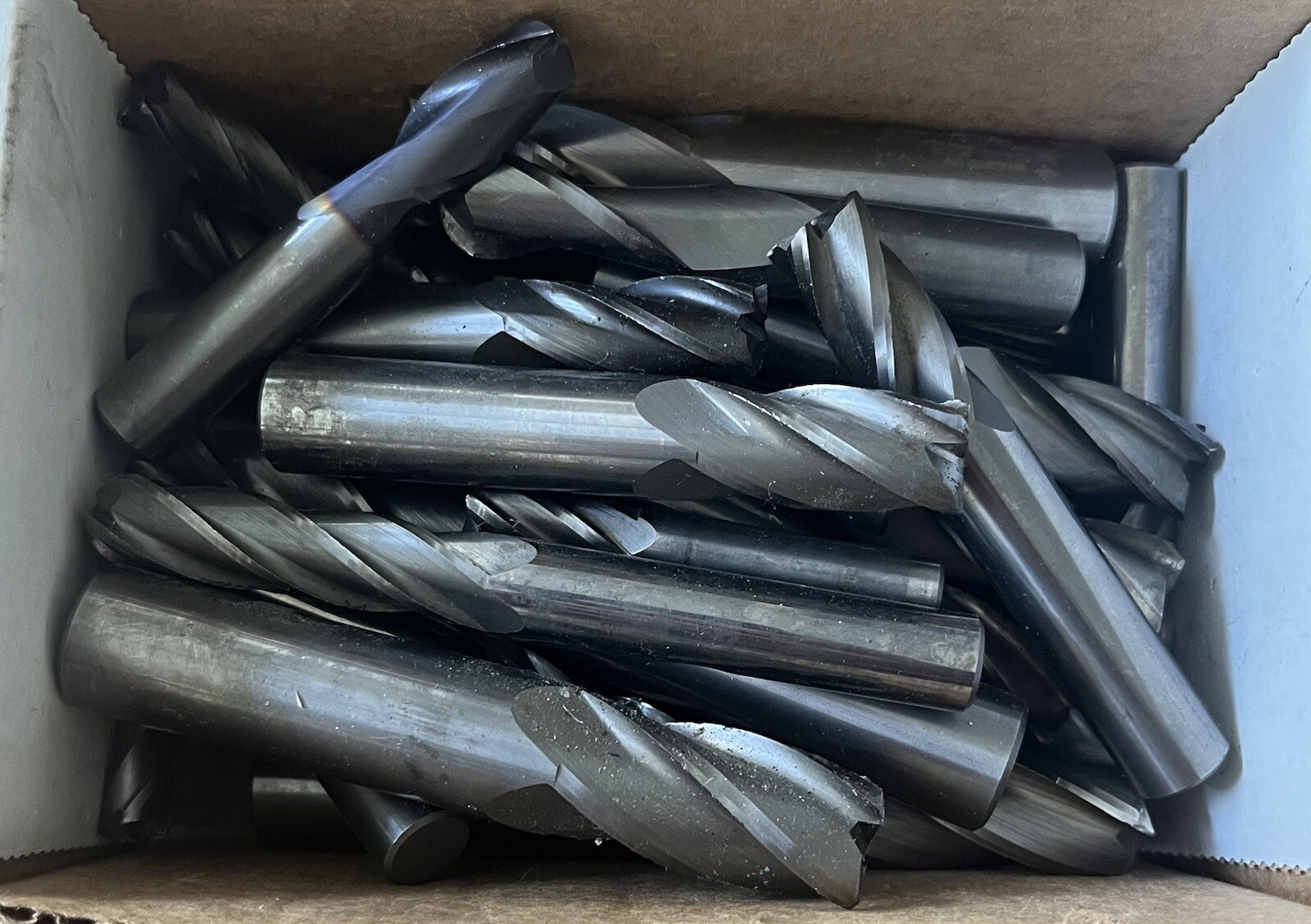 Over 10 POUNDS OF SCRAP CARBIDE END MILLS eBay