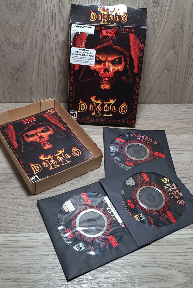 Jogo Diablo 2 Pc Box - Original Blizzard Mídia Física com Caixa