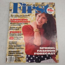 First For Women Magazine March 1989 Beauty Routine Spring Fashion Forecast
