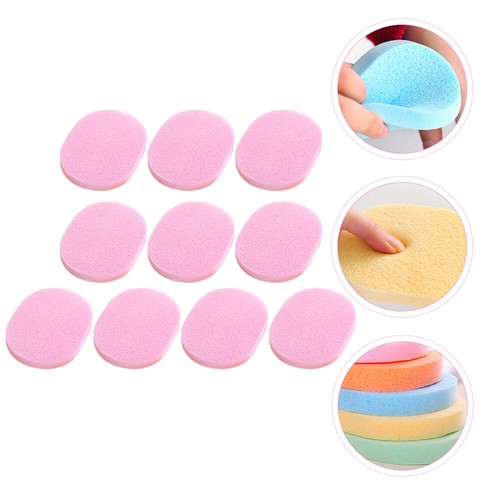 Set of 3 Face Wash Reusable Facial Sponges for Estheticians Makeup - 第 4/12 張圖片