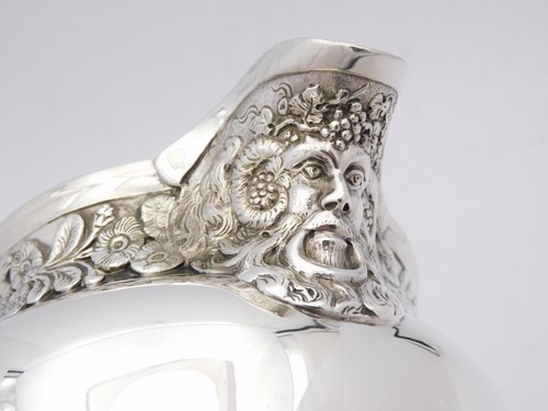 Magnificent 2 litre SILVER BEER or WATER PITCHER, PIMMS or WINE JUG, London 1898 - Picture 10 of 10