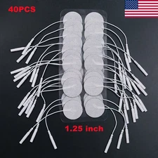 40 Electrode Pad For HealthmateForever YK15AB TENS unit Electrotherapy Massager