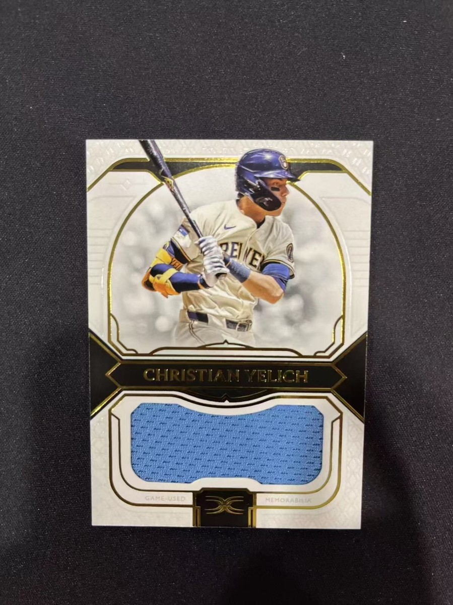 2024 Topps Definitive Collection Christian Yelich Jumbo Patch
