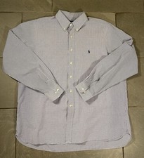 Ralph Lauren Dress Shirt 17.5 34-35 Mens