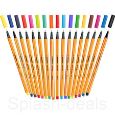 STABILO Point 88 Fineliner Pens - 0.4mm Tip - Over 40 Colours