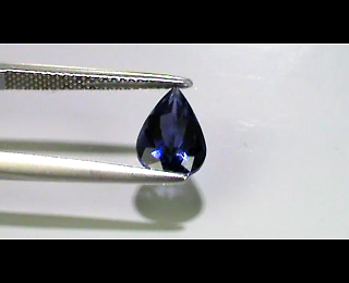 💕100% NATURAL1.59Cts BEAUTIFUL NATURAL IOLITE PEAR SHAPE -REF VIDEO - Video 1 of 1