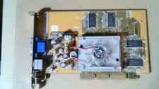 ASUS V8170 128M NVIDIA GeForce4 MX 440 128MB AGP Video Card TESTED Upgraded