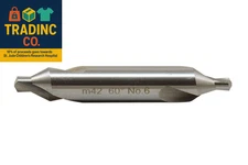 #6 M42 Cobalt Center Drill Combined Drill & Countersink, 7/32" Drill Point Diame