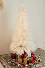 Pampas Christmas Tree Artificial,Pampas Grass Decor Tall Artificial Xmas Tree...