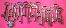 LOT OF 15 OLD SKELETON KEYS ART CRAFTS MANY many MORE KEYS LISTED HERE 3IN15