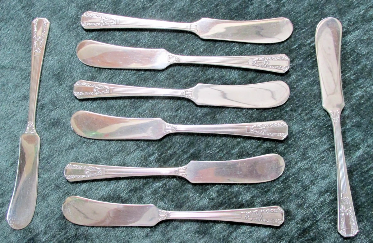 アールデコ1933年WM ROGERSカトラリーPARAMOUNT シルバーPL 1933 Wm. A. Rogers (now Oneida) Paramount (silver-plate) Art Deco