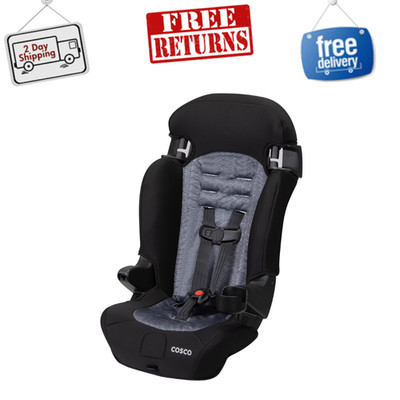 Cosco Kids Finale 2-in-1 Booster Car Seat, Toddler to Youth,Fiberwave II, Unisex