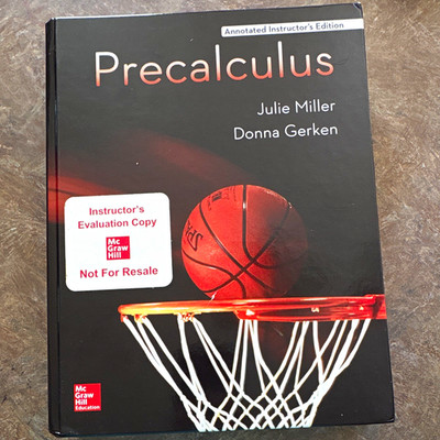 McGraw-Hill Precalculus Annotated Instructor's Edition HC Miller Gerken 2005