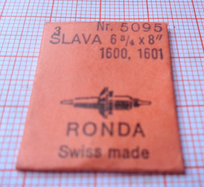 Vintage Watch Parts  3 Unruhwelle SLAVA 1600 1601 neuwertig ältere Lagerware
