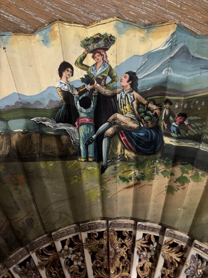 Vintage / Antique Casa de Diego Wedding Fan | A Del Sol 12 - Madrid - Image 2 of 4