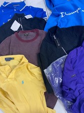 Men's NEW Clothing ADIDAS POLO RALPH LAUREN,CHAMPION Wholesale Lot 10 items $604