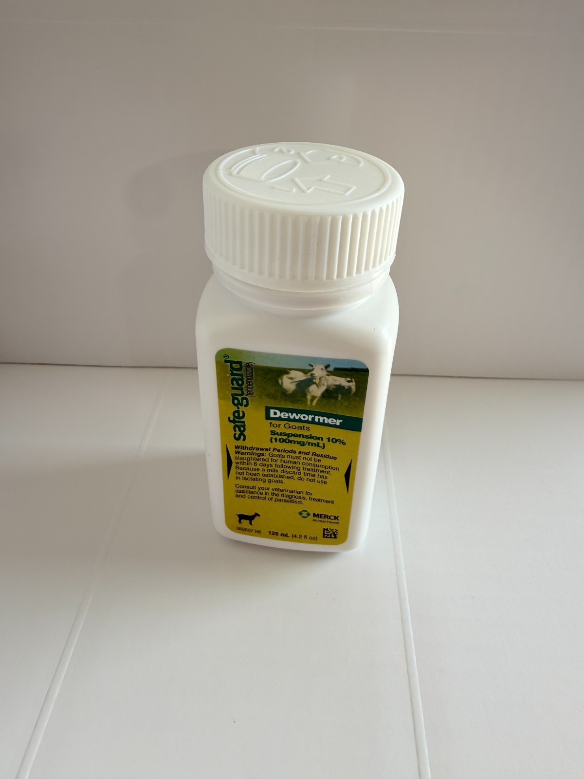 Open box-SafeGuard Goat Oral Liquid Dewormer 125ml