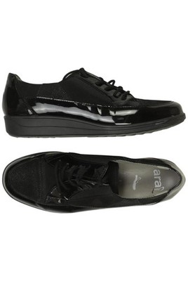 Ara Halbschuh Damen Slipper feste Schuhe Gr. EU 40 Leder Schwarz #lrqh8aj