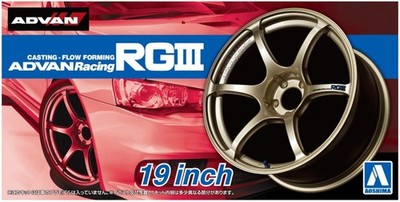 Aoshima Bunka Kyozai 1/24 The Tuned Parts Series No. 34 Advan Racing RG3 19 Zoll