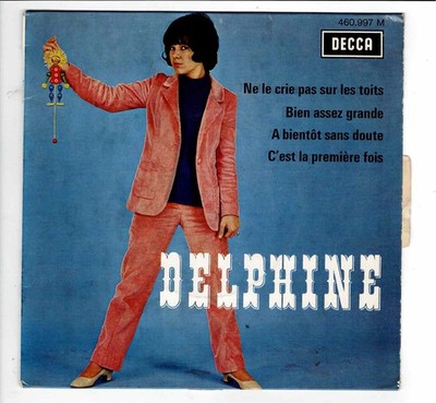 DELPHINE Schreie es nicht auf den Dächern mit Zunge 7'' EP 45 Umdrehungen