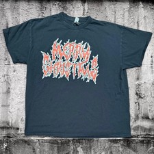 Heavy Metal  Merry Christmas  Tee   Black/Red   Size XL Gildan Heavy Cotton 