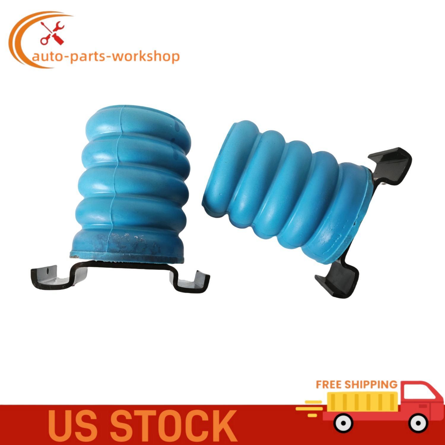 2PCS SSR61040 Suspension Helper Springs For Nissan Frontier Toyota Tundra Tacoma