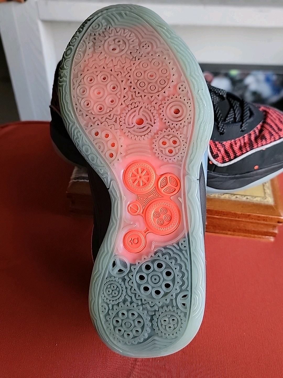 Nike Kevin Durant KD 16 Slim Reaper Black Silver Fire Red DV2917-004 Men's 7