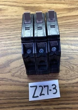 Used Lot Of 3 Eaton CHF120 Circuit Breaker 20A 2P 120/240V