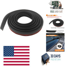 1.7M/ 5.6Ft Car Windshield Cowl Rubber Seal Strip, H-Shape Car Window Trim