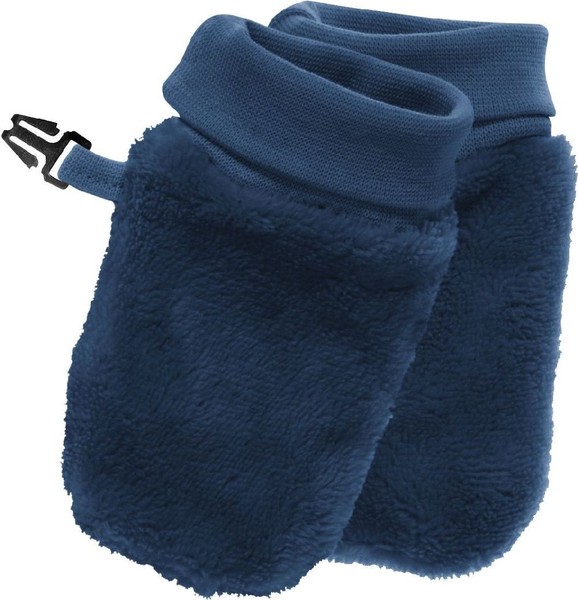 Playshoes Kinder Kuschel-Fleece-FäUstling Marine-image