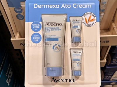 Aveeno Dermexa Ato Daily Emollient Cream 200ml + 15ml + 15ml Set