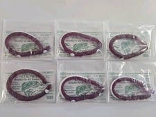 KELLY'S® STRIPER™ 6 Wine/White SCENTED 3 HOOK RIGGED PLASTIC WORMS USA MADE!