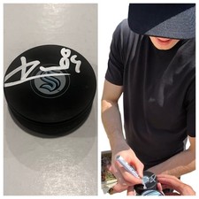 KAAPO KAKKO SIGNED SEATTLE KRAKEN HOCKEY PUCK W/ CASE COA