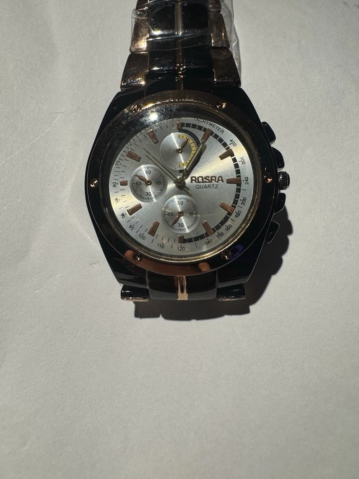 Reloj deportivo Rosra para hombre. Cara multifunción. Banda de dos tonos. Nº:375 Foto 2 de 2
