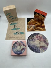 3 Vtg Springbok Mini Puzzles Miss Piggy - Side Order - Look Out For # 1 Hallmark