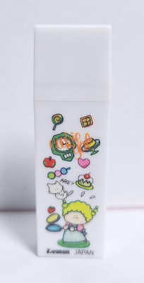 Retro Japan Eraser with Case Old Lemon Vintage  Ver 1 Adult Collectible Age13+