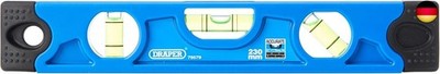 Draper 79579 Torpedo-Wasserwaage mit magnetischer Unterseite 230 mm