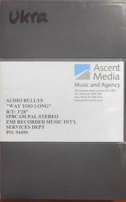 AUDIO BULLYS ''WAY TOO LONG'' (PROMO, BETACAM SP, PAL ,Stereo)