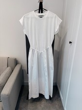 AllSaints Women?s White Long ?Frankie? Dress Size 10 (never worn)