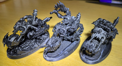 40k Ork Warbikers Mob
