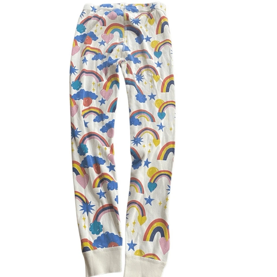 Hanna Andersson size 8 sleep pants rainbows - Image 2 of 4